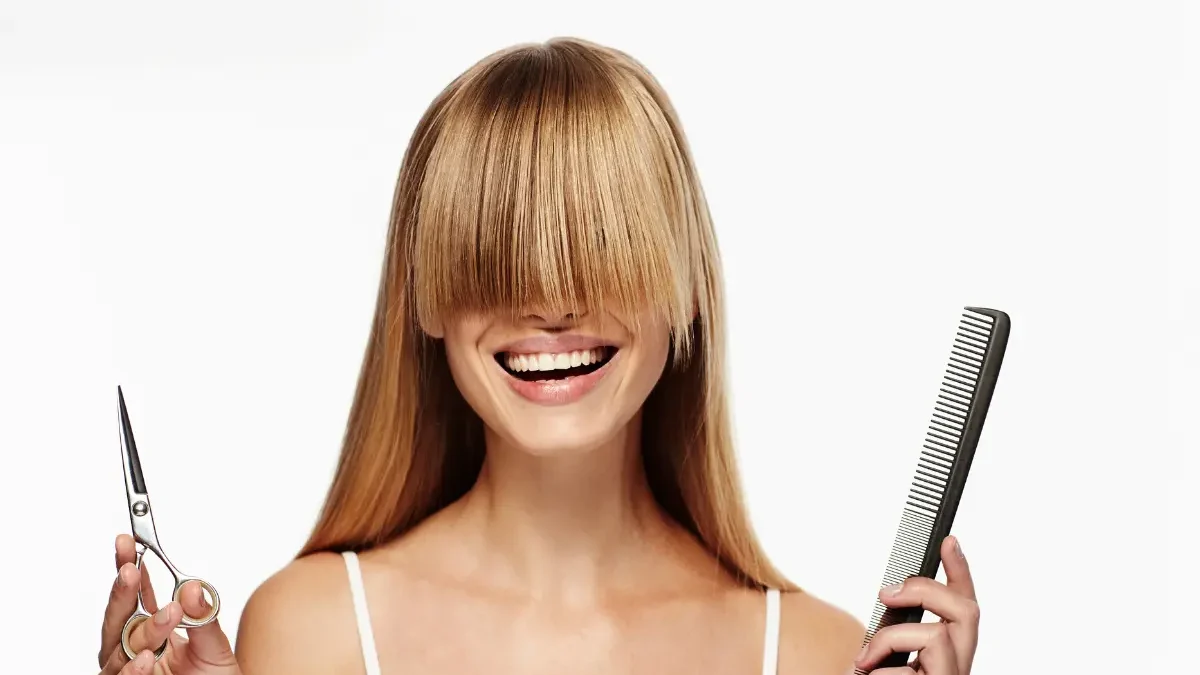 Cabelo Longo com Franja