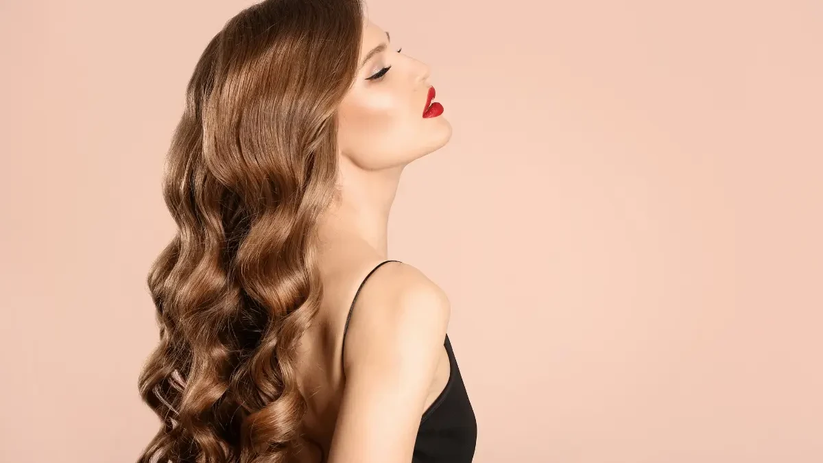 cabelo humano ondulado