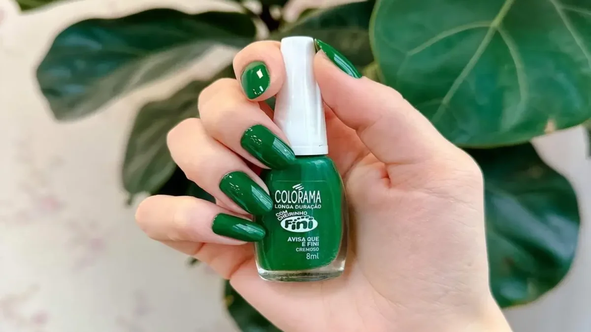esmalte verde