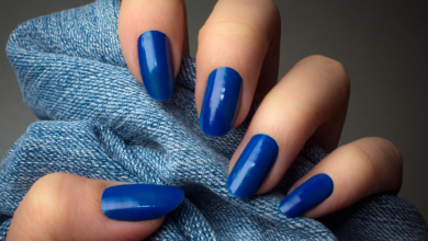 Unhas azul