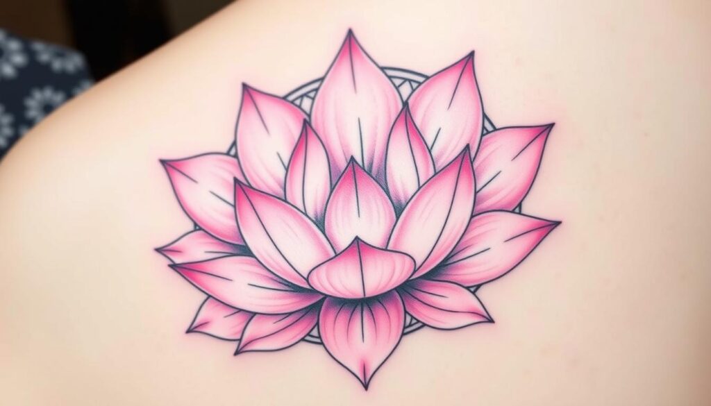 tatuagem flor de lótus significado