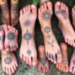 tatuagens no pé feminina