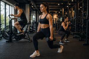 Treino para emagrecimento academia