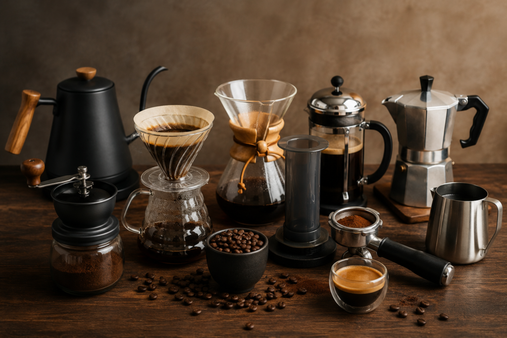 Equipamentos e técnicas que todo amante de café precisa conhecer
