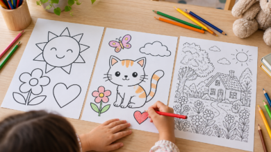 Desenhando e Colorindo