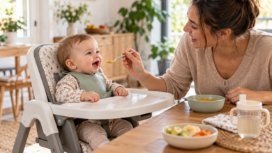 Cadeirinha de alimentação